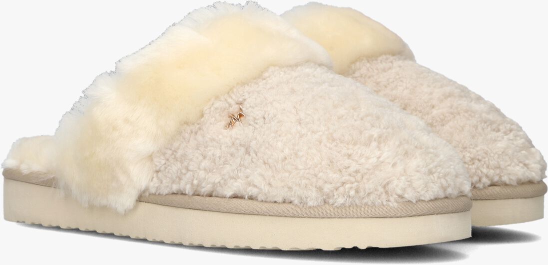 MEXX beige mexx pantoffels blixa snow