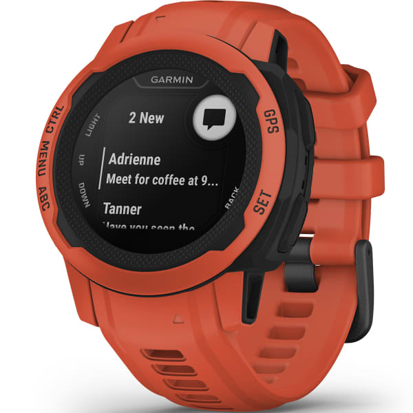 SFS195_Cardio et GPS GARMIN INSTINCT 2S POPPY