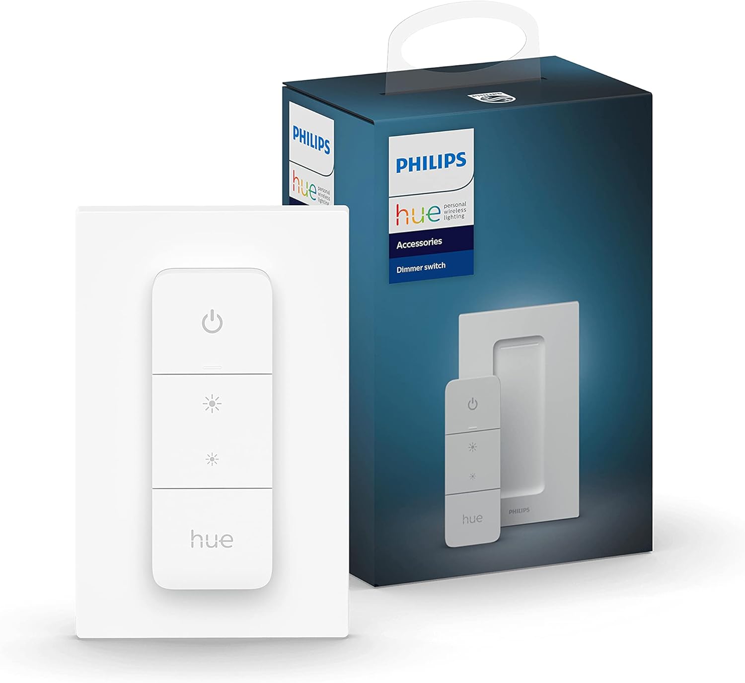 Philips Hue Vorteilspaket - E27 - mit 2 Filament Globe Lampen Groß (G125) - Warmweißes Licht - inkl. 1 Hue Dimmschalter - Hue White Filament