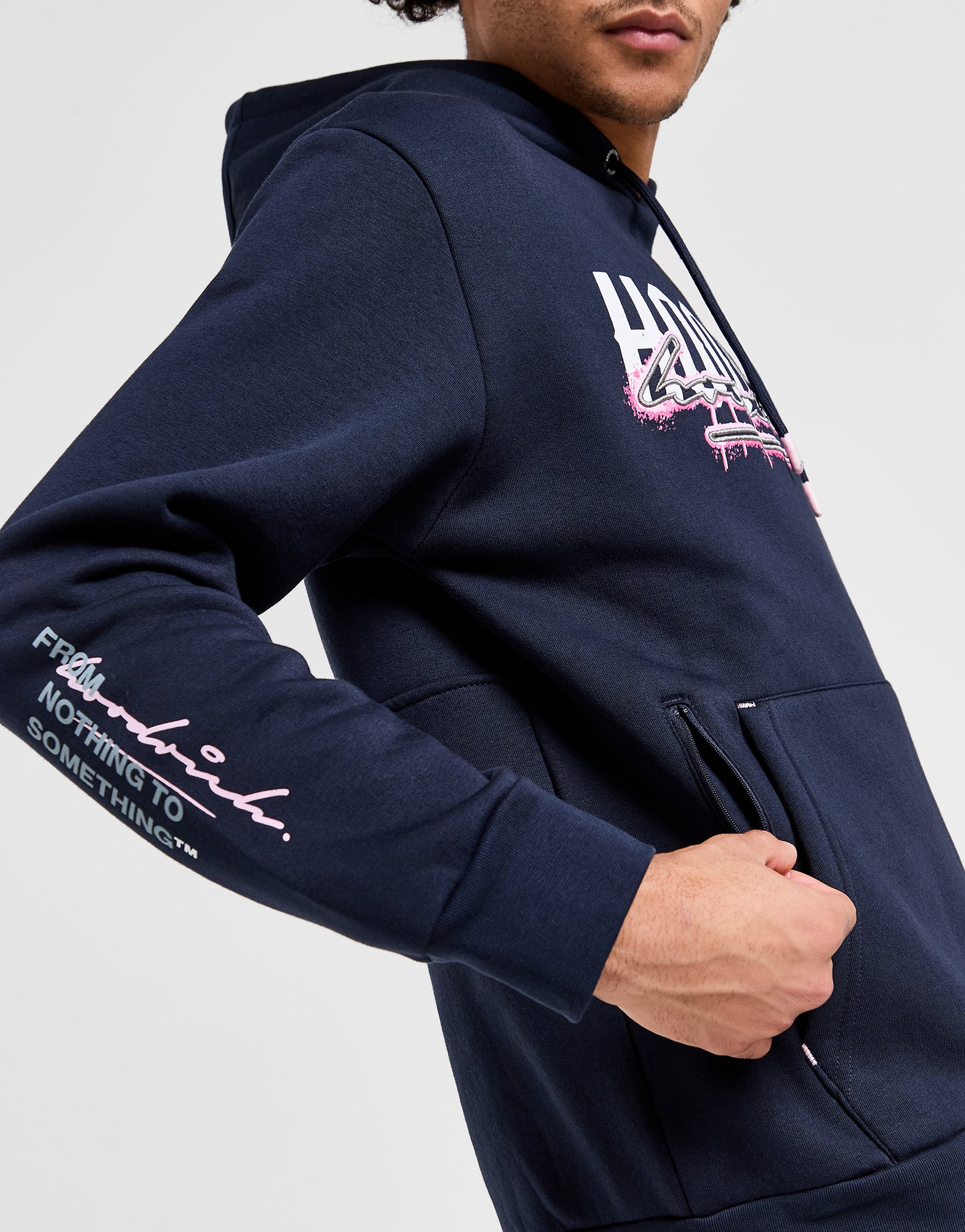 Hoodrich Sweat à Capuche Splatter Homme