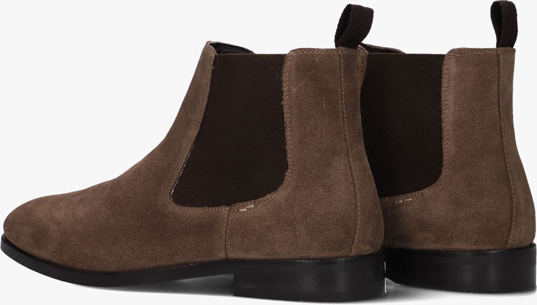 taupe stefano lauran chelsea boots 92302