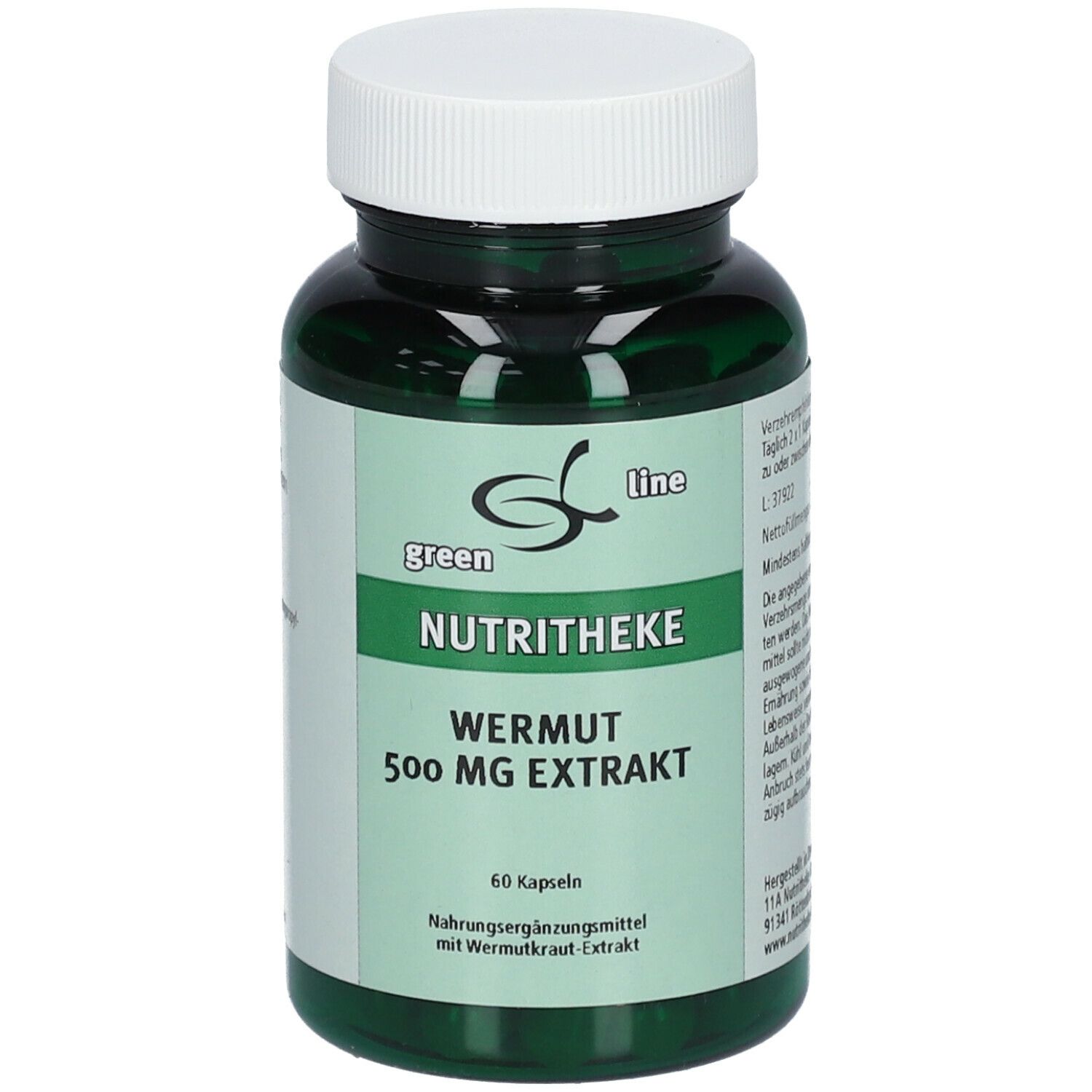 green line NUTRITHEKE WERMUT 500 mg Extrakt