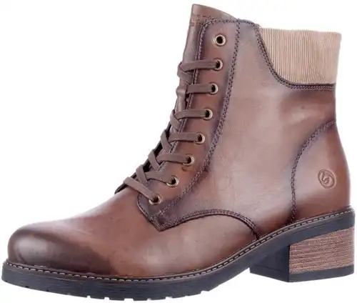 D1A70-22 Remonte bruin - maat 41 veterboot bruin - maat 41 Calandschoen