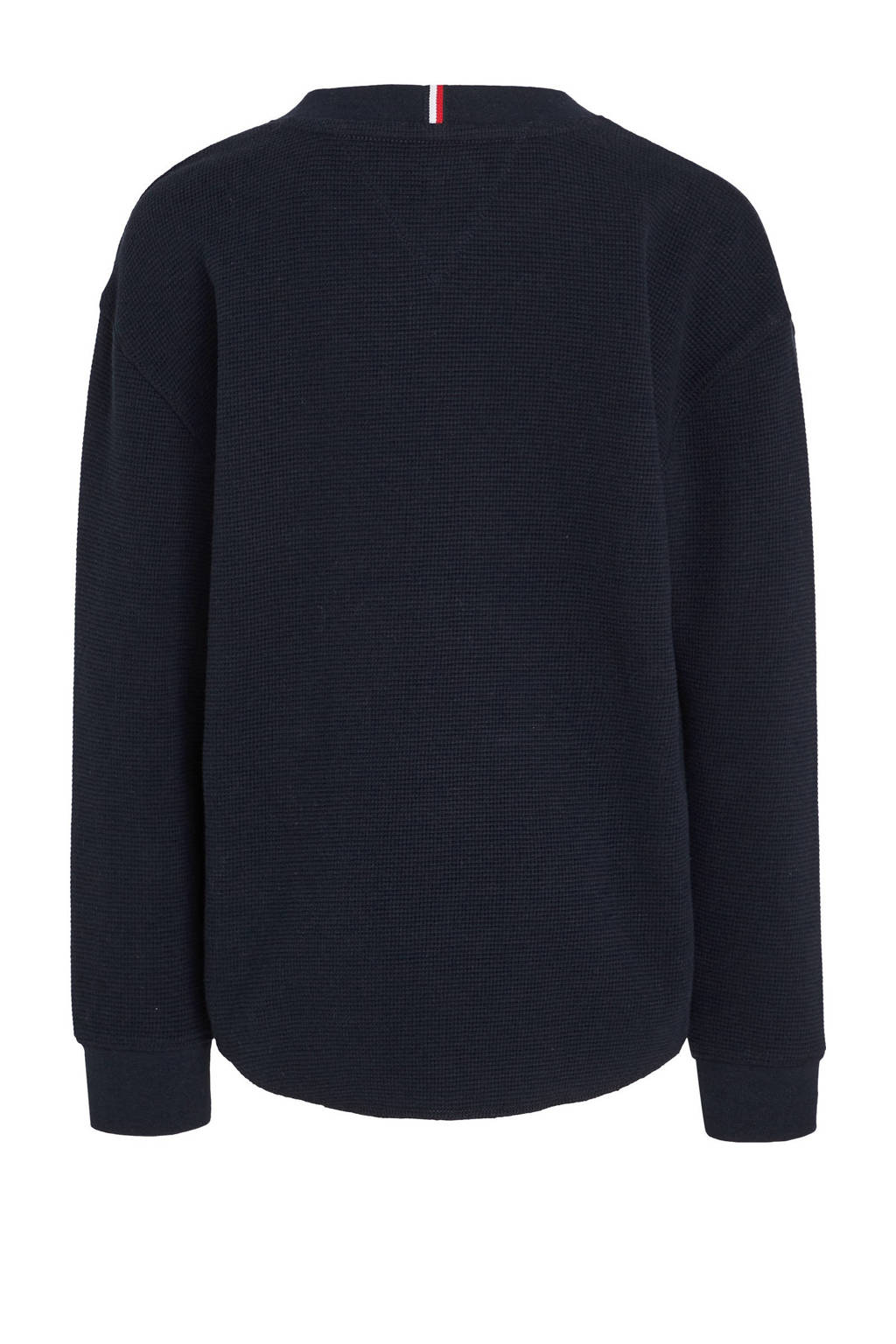 Tommy Hilfiger gemêleerde longsleeve donkerblauw