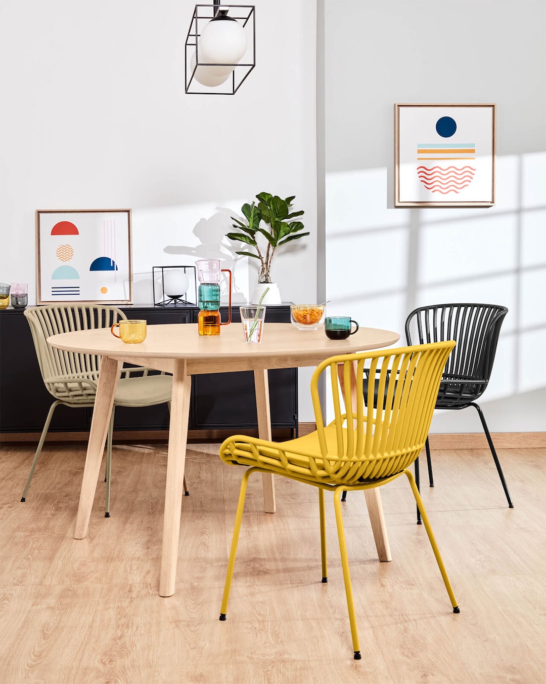 Kave Home Esszimmerstuhl SURPIK beige