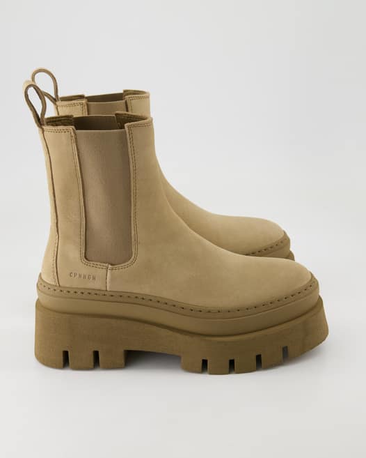 Copenhagen Studios CPH686 Chelsea Boots in Beige