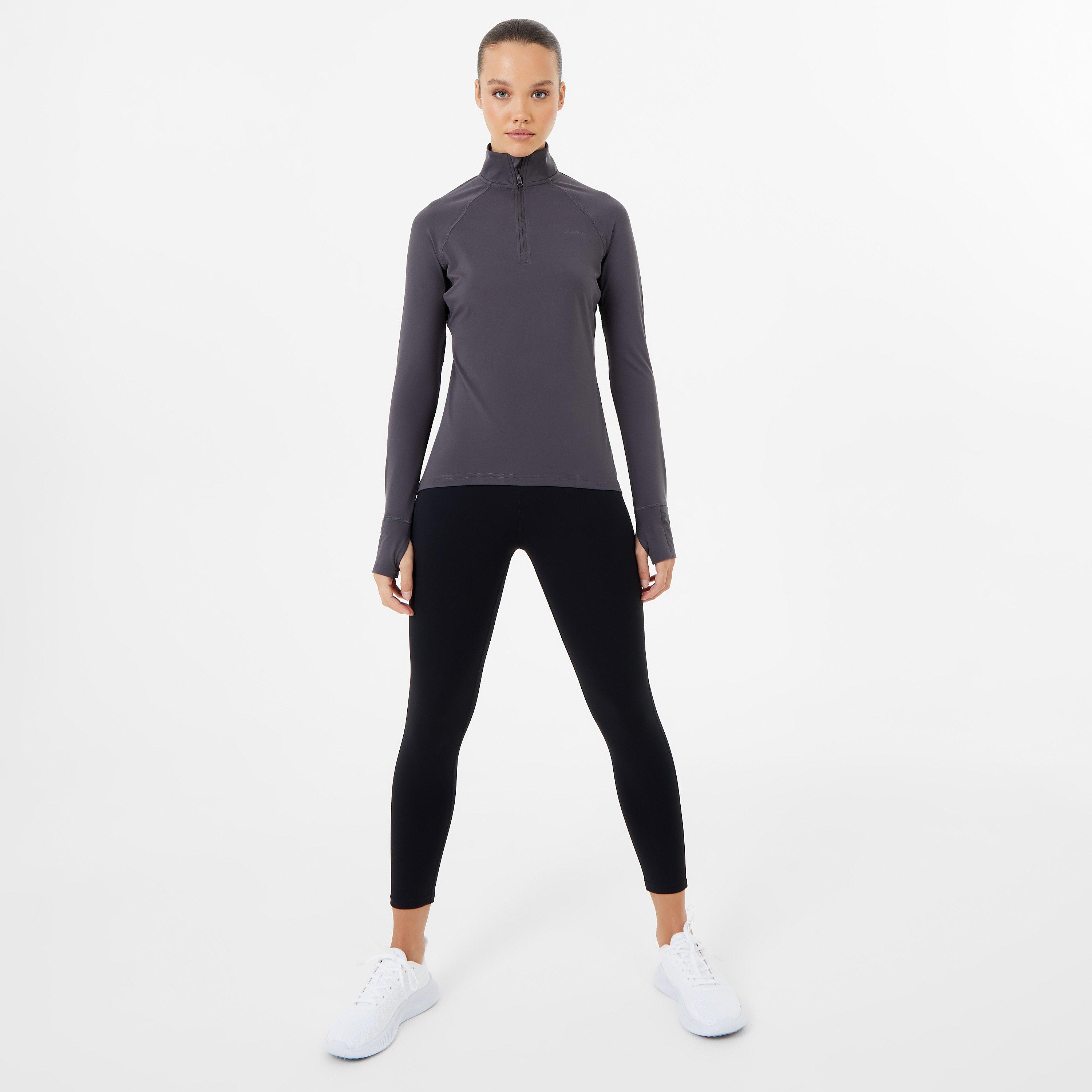 USA Pro Long Sleeve Quarter Zip Top Womens