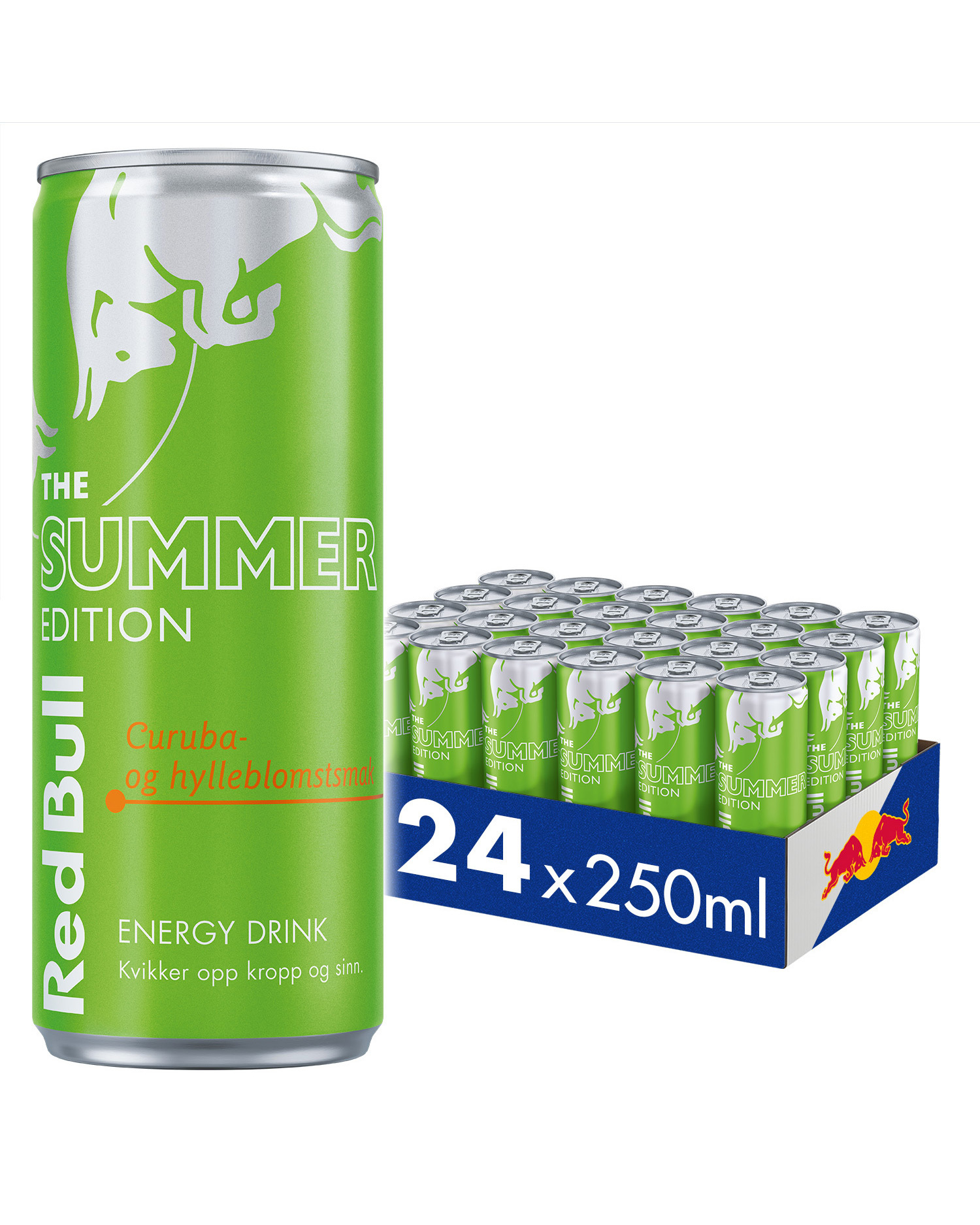 Red Bull Summer Edition Curuba og Hylleblomstsmak 24x250 ML