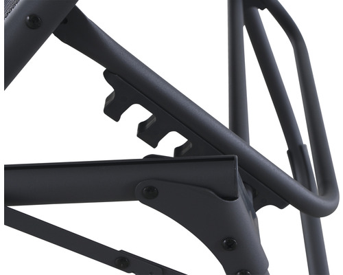 Siena Garden Comfort kampeerligstoel, antraciet