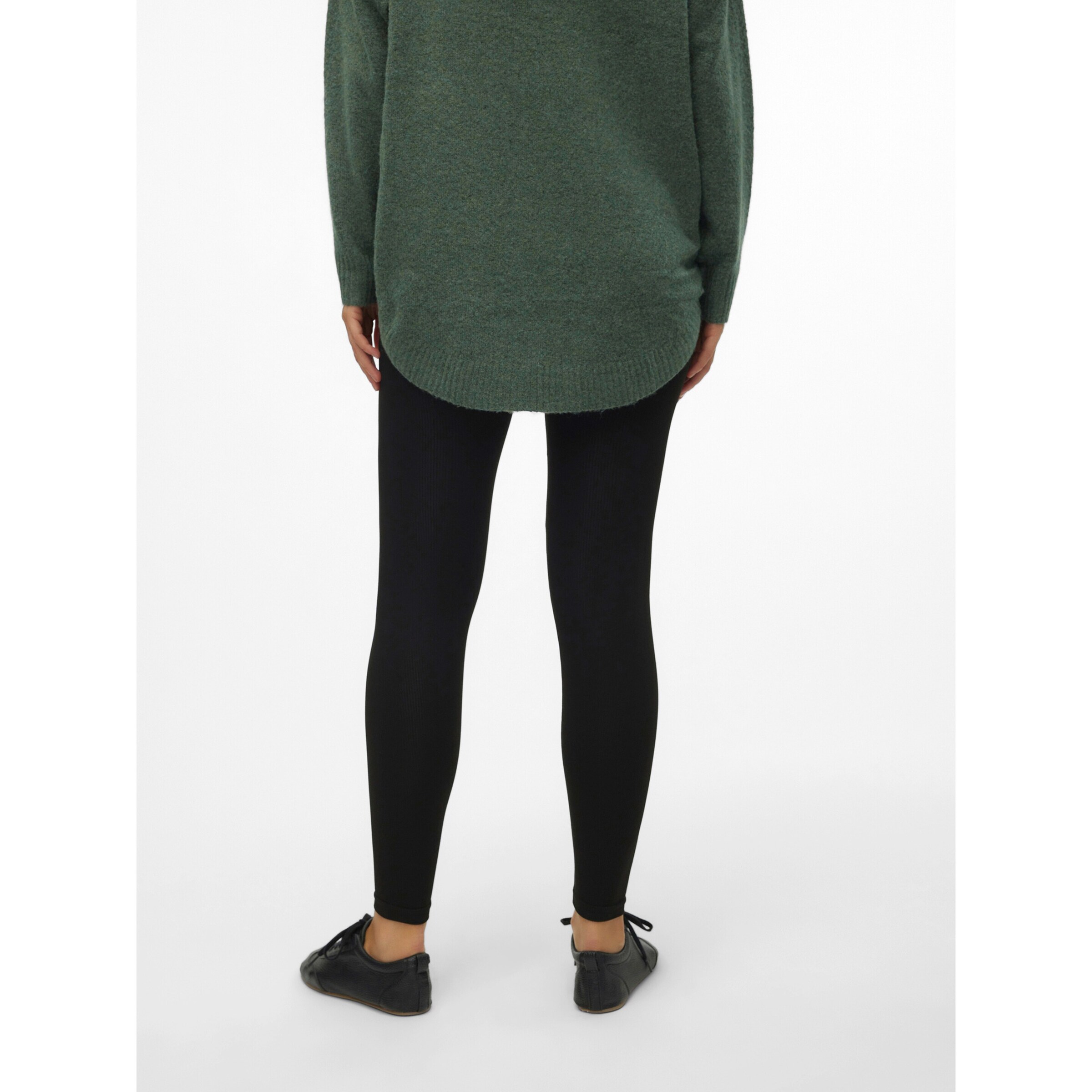 Vero Moda Maternity Umstands-Leggings Misa Rippqualität schwarz