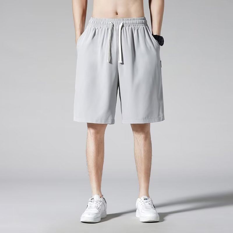farrahces - Effen shorts met wijde pijpen en trekkoord in de taille