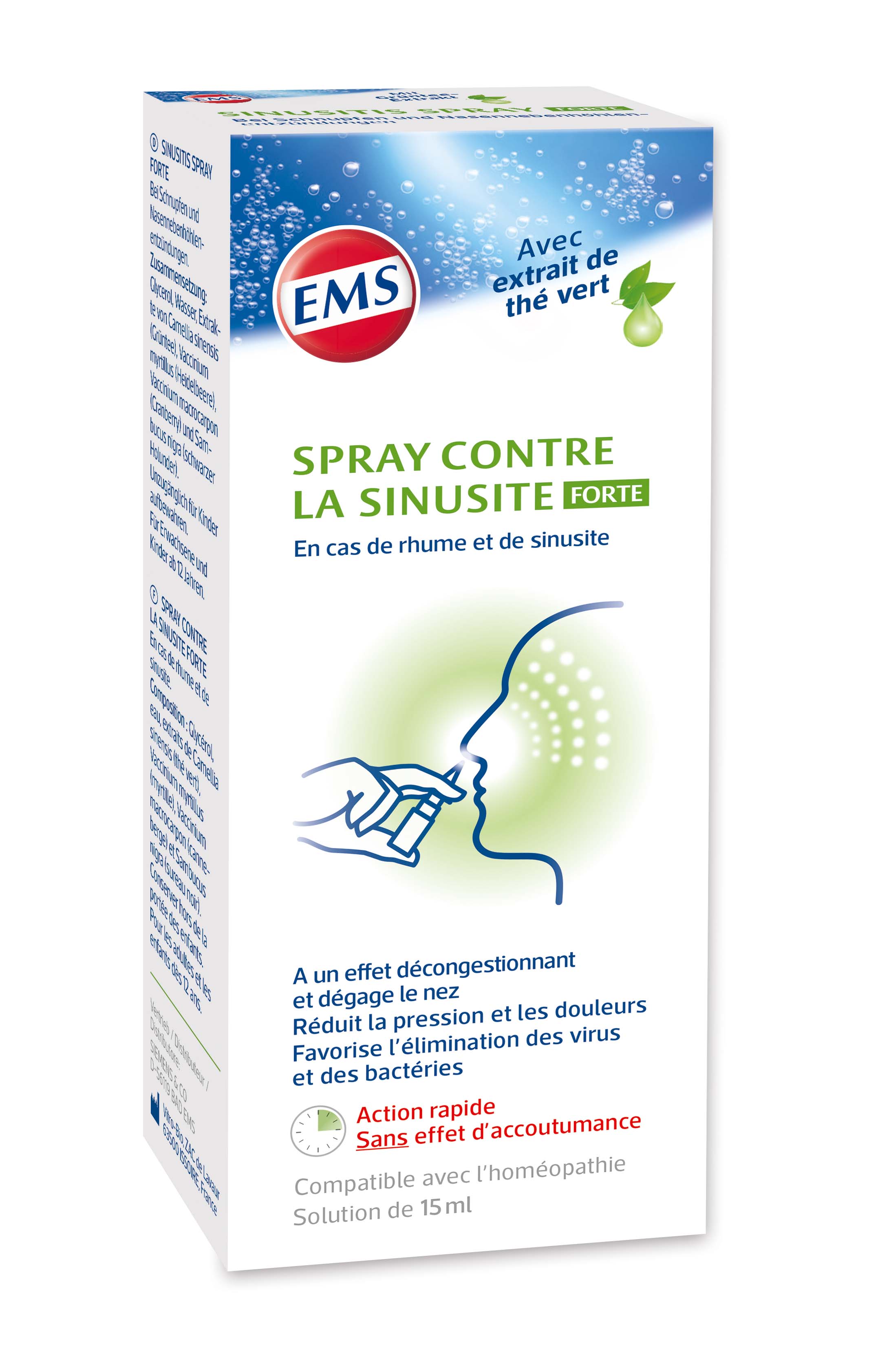 EMS Sinusitis Spray Spray forte Spr 15 ml