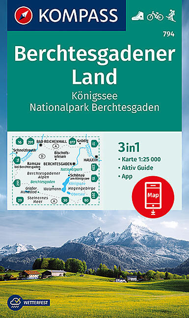 KOMPASS - 794 BERCHTESGADENER LAND NP KOMPASS