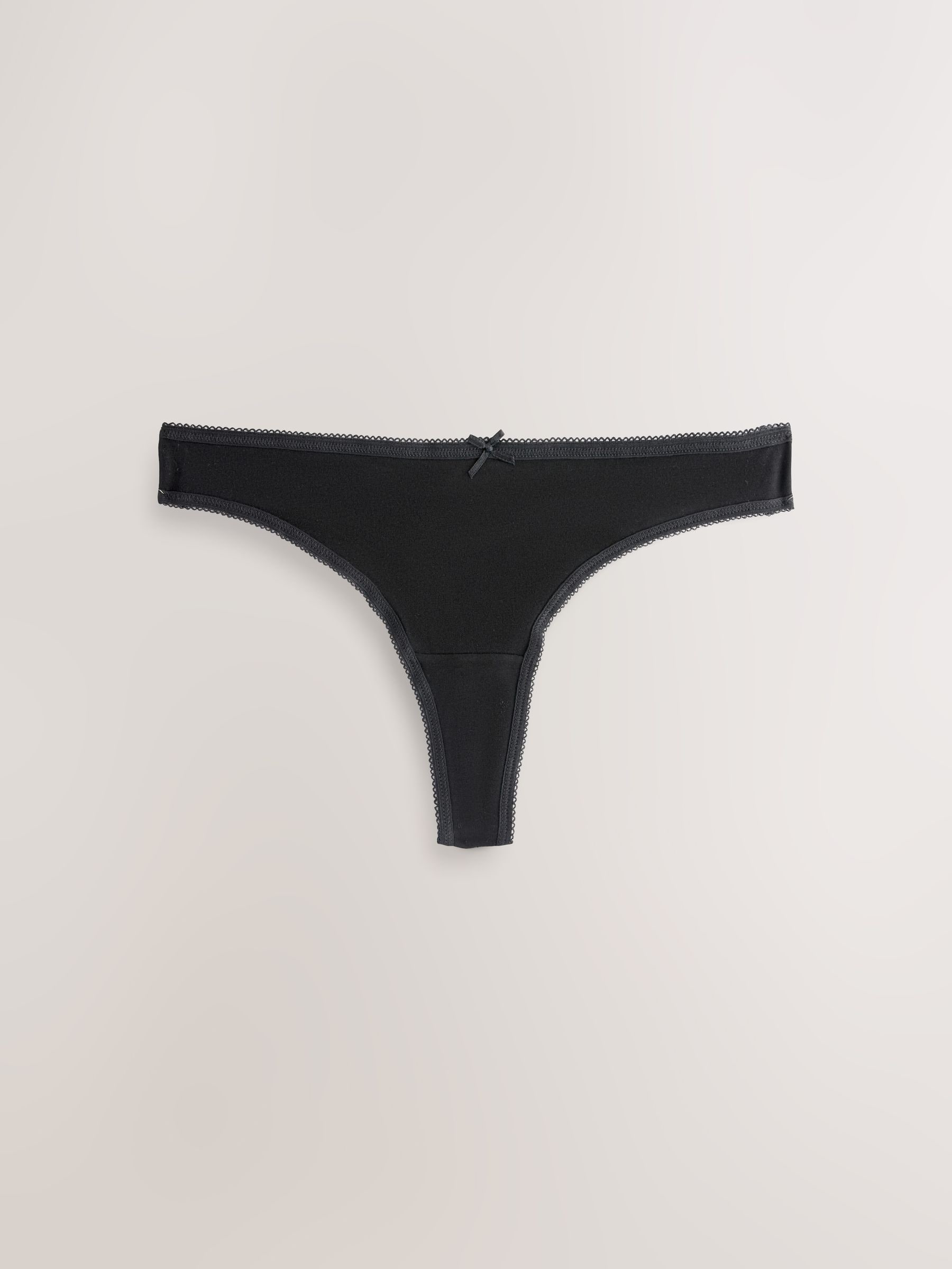 Zwart - Full Briefs Cotton Knickers 10 Pack
