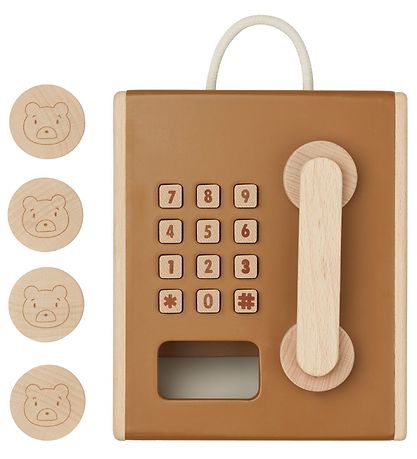 Liewood Tr?leget?j - Telefon - Rufus - Golden Caramel Multi Mix
