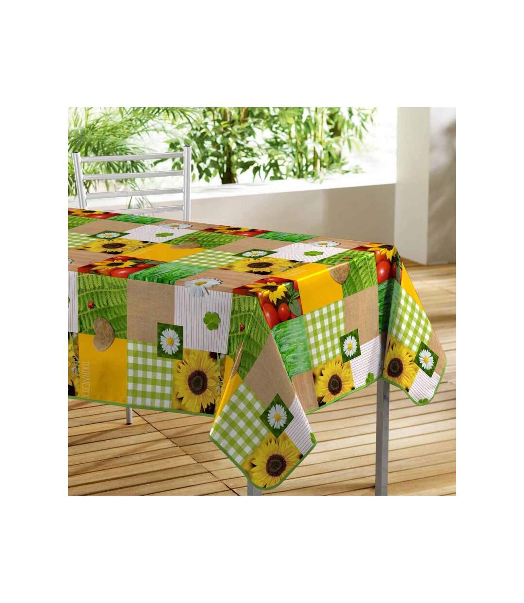 Nappe Toile Cirée Patchfleur 140x240cm Multicolore
