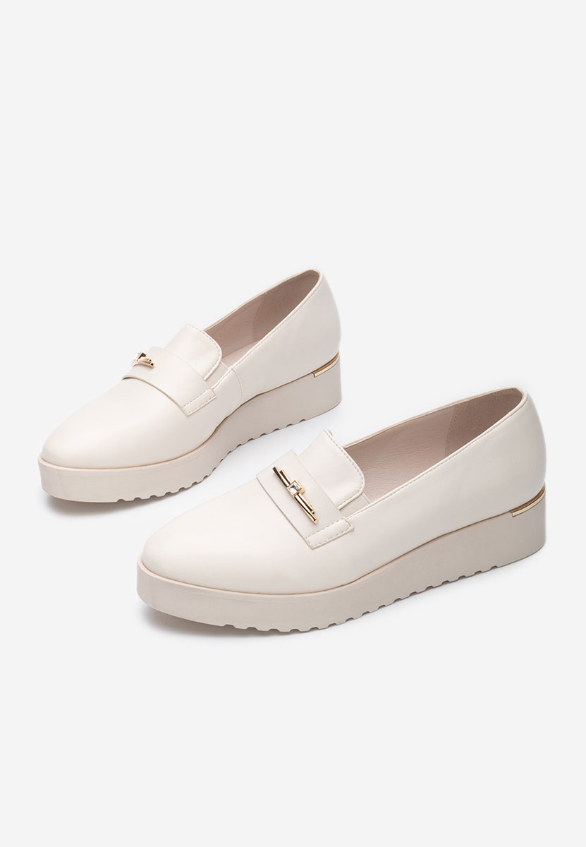Chaussures casual femme beige Caterina