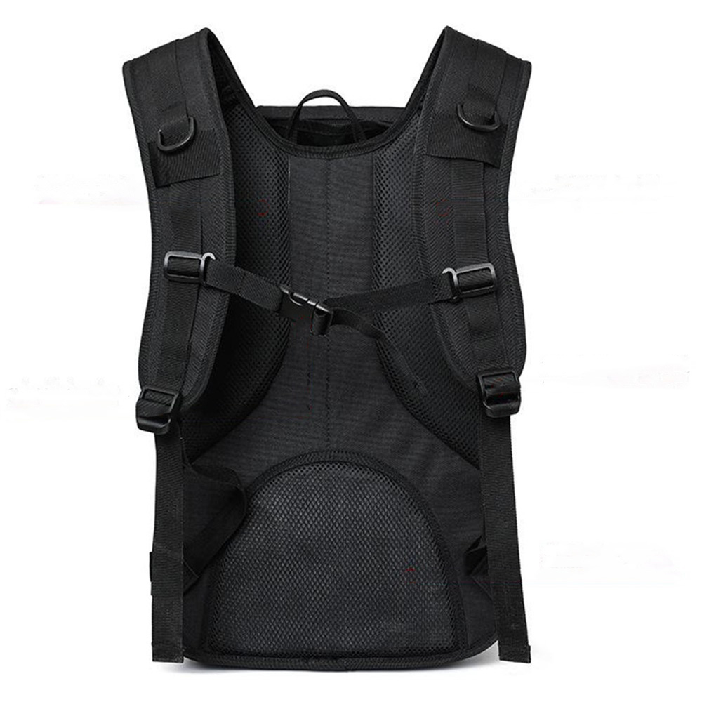(20L) Taktischer Militär Wander Rucksack MOLLE System Outdoor Camping Backpack - Schwarz