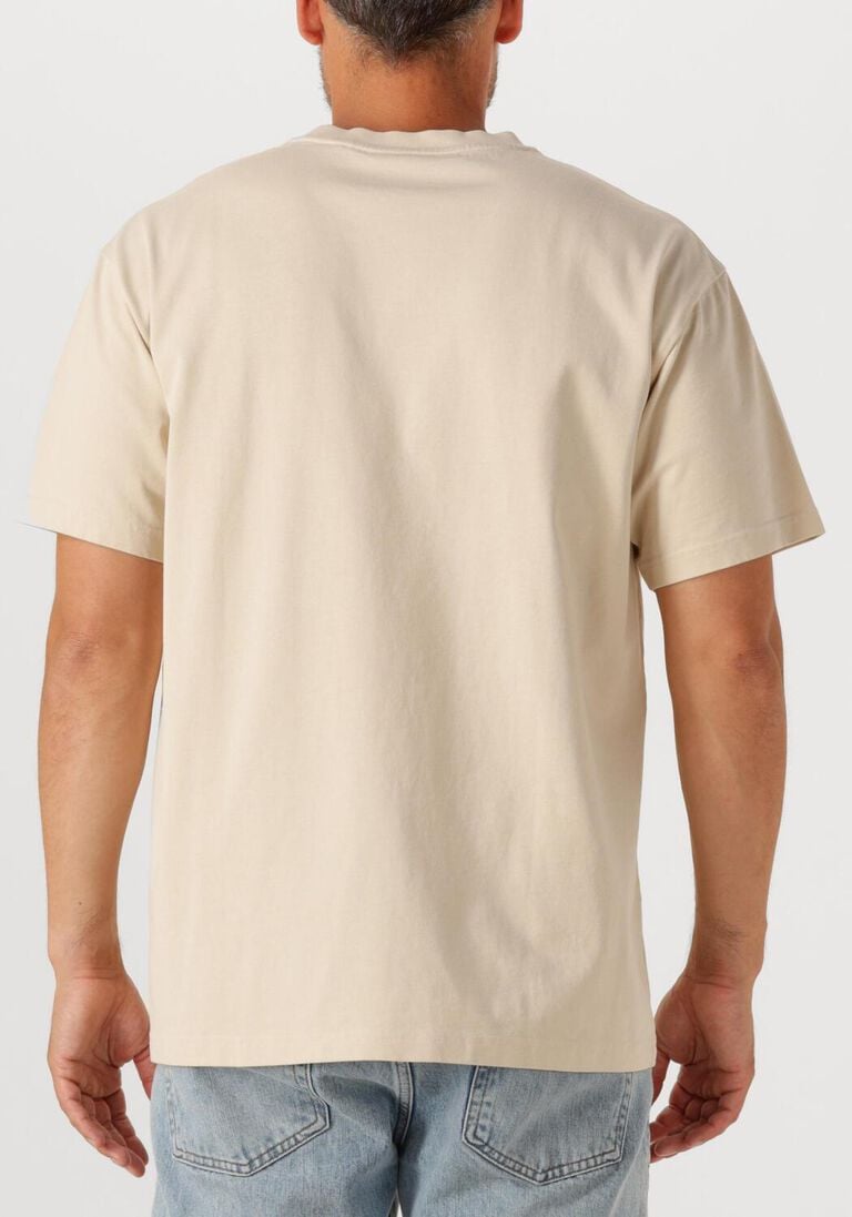 beige peak performance t-shirt m graphic tee