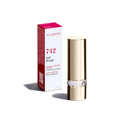 Clarins Joli Rouge Shine Læbestift, 742 Joli Rouge