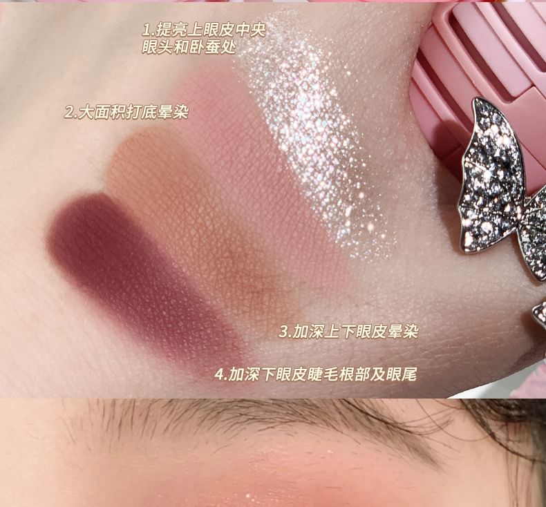 xixi - Oogschaduw- en blushpalet - 3 kleuren
