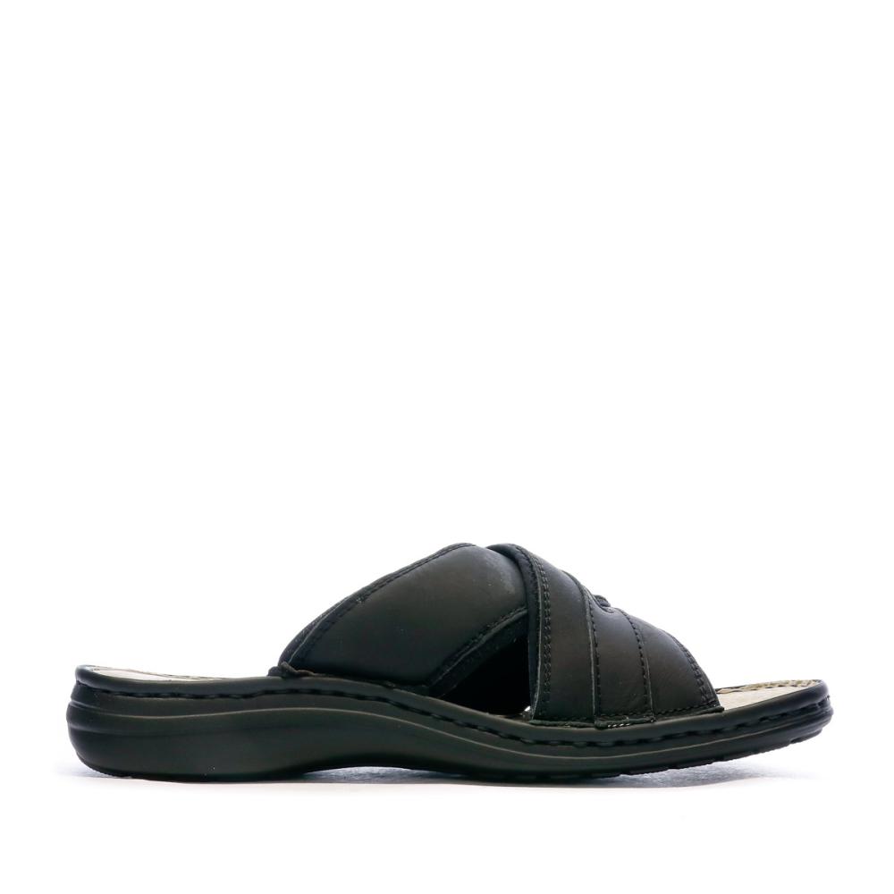 TBS Sandales Noir Homme TBS Mule Cuir