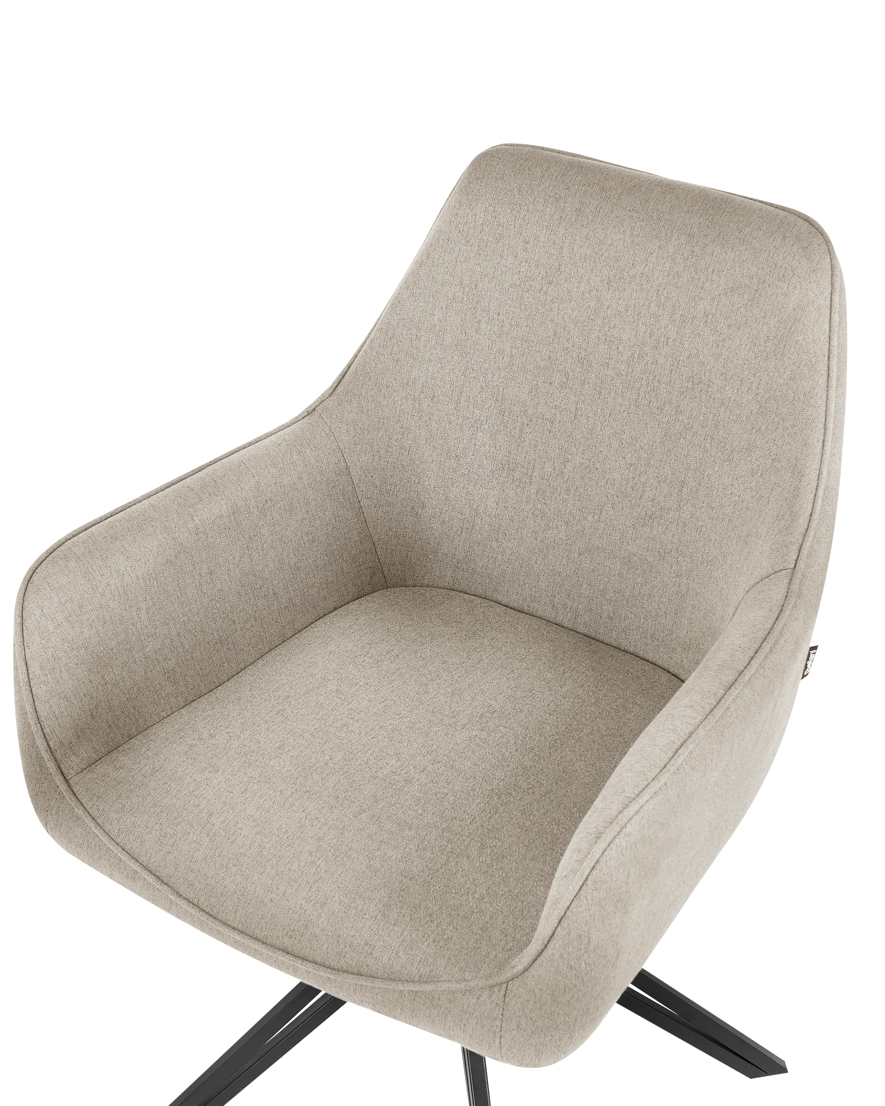Set van 2 eetkamerstoelen draaibaar JODAR Taupe