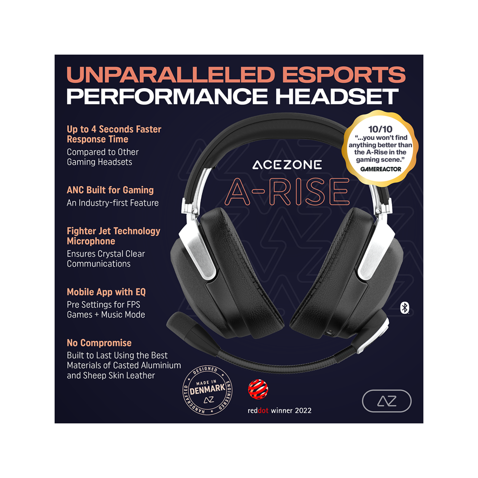 AceZone - Headphones A-Rise - Gaming headset - Demo