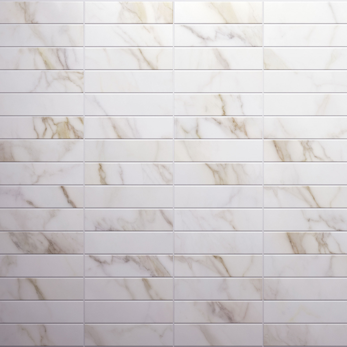 Jabo Diamond Gold wandtegel mat 7.5x30cm gerectificeerd