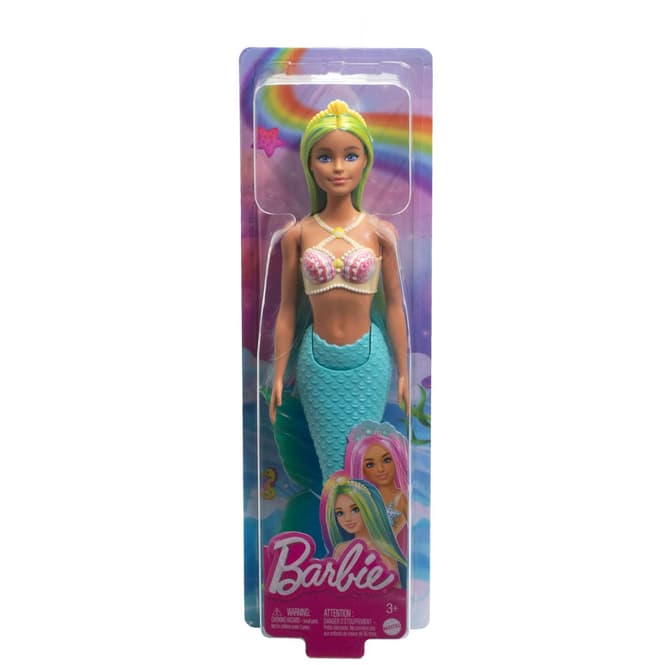 Barbie - Meerjungfrau Puppe - blaue Schwanzflosse