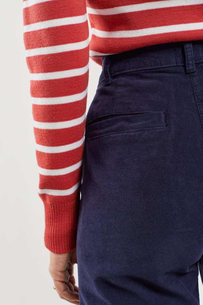 Pantalon large - velours côtelé