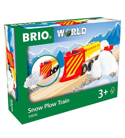 BRIO Zug mit Schneepflug - 5 Teile 33606