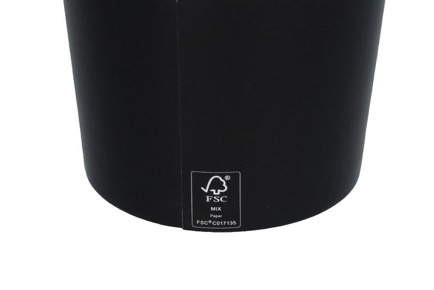 IJsbeker 360ml Ø90mm 12oz karton zwart FSC®Mix