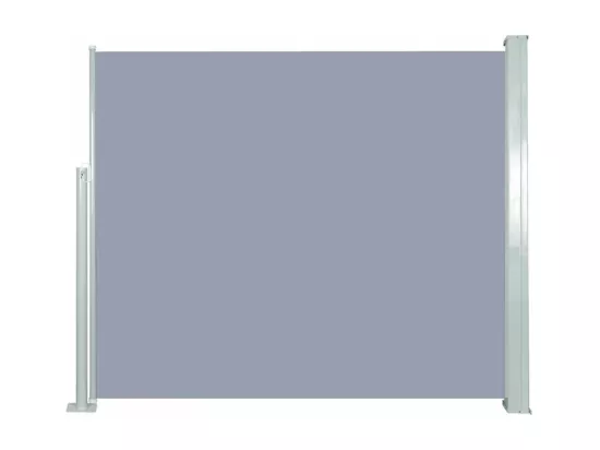 Auvent latéral rétractable 120 x 300 cm Gris