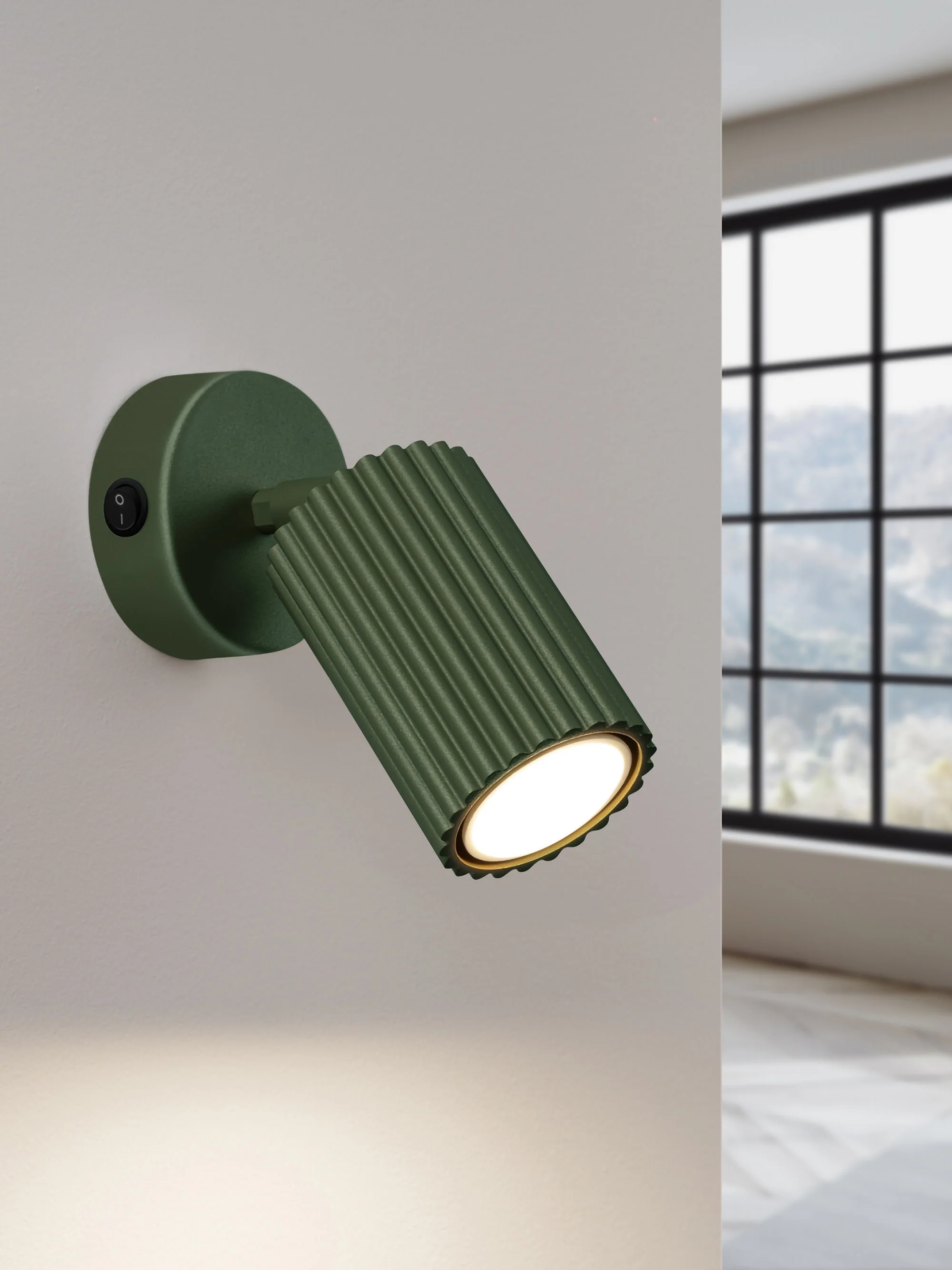 Wandspot Gleam met schakelaar