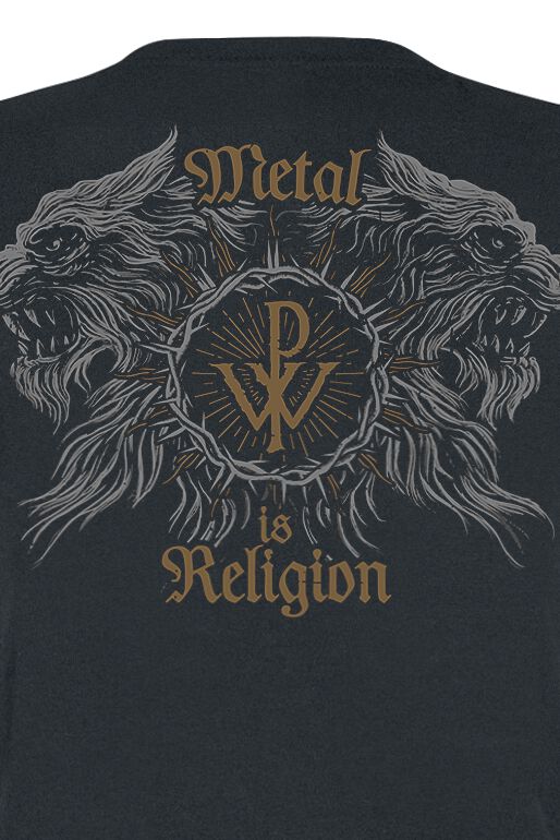 Crest Wolves | Powerwolf T-Shirt Manches courtes