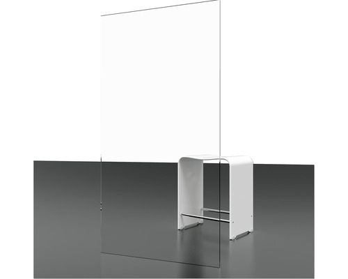Walk-in M6 SCHULTE MasterClass ExpressPlus 90 cm profiel chroom helder glas vuilafstotende glascoating