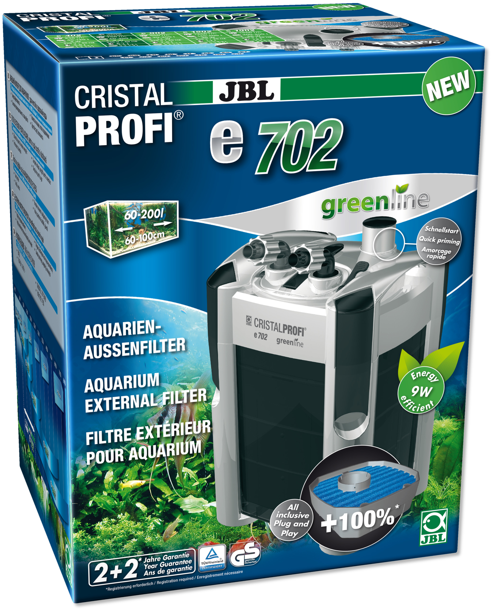 JBL CristalProfi e702 Greenline   JBL ProClean Bac
