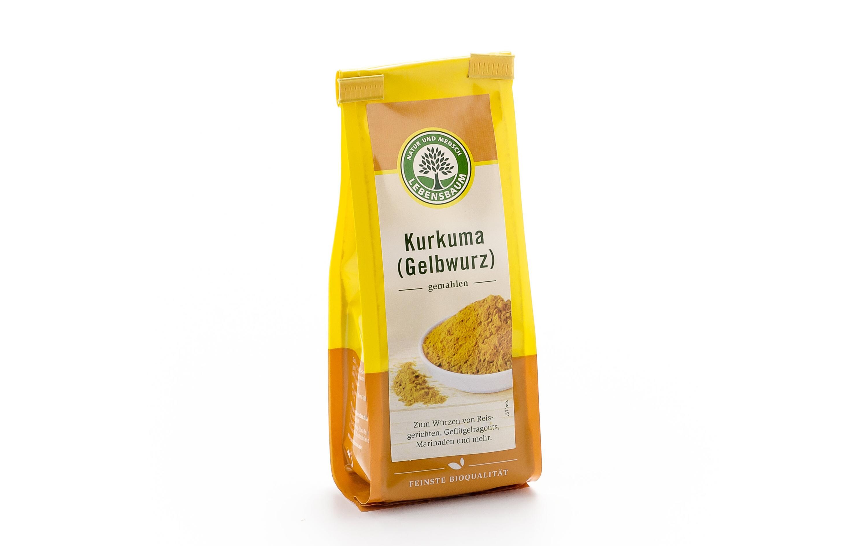 Gewürz Kurkuma gemahlen 50 gGemahlene Bio-Kurkuma