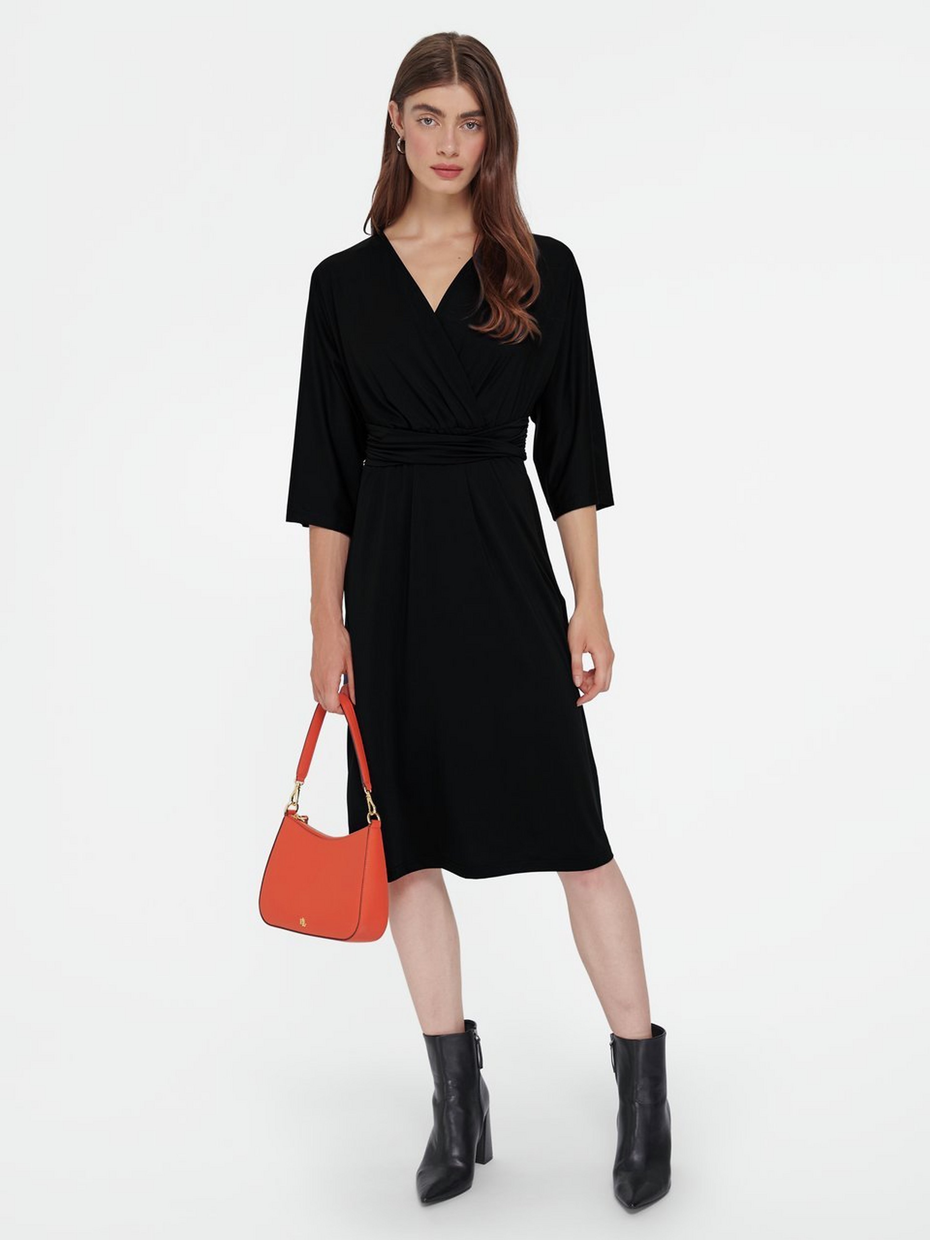 Jersey-Wickelkleid 
