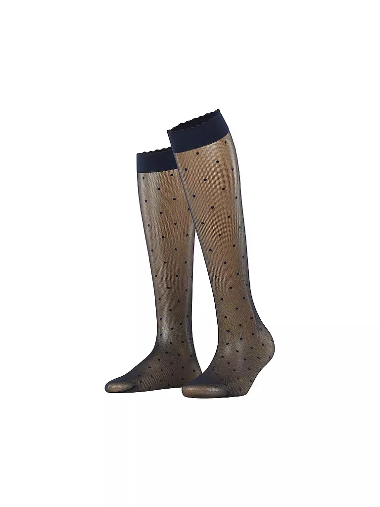 FALKE Kniestrümpfe DOT 15 Den marine blau