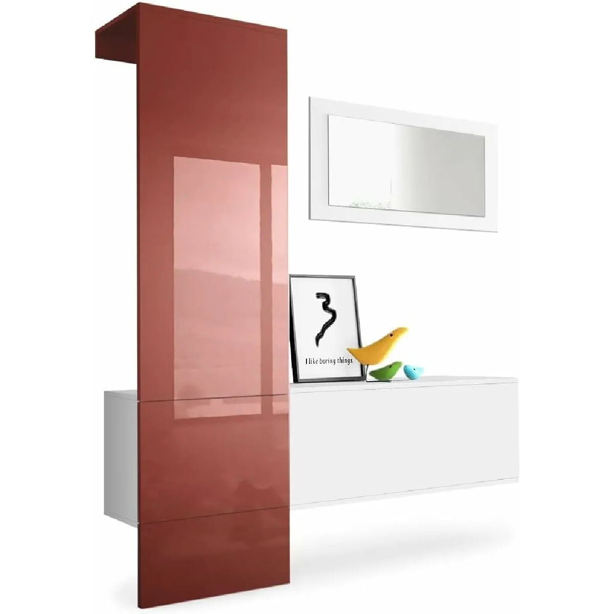 MPC Vestiaire Blanc/Bordeaux