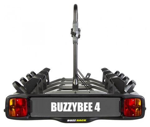 Porte-Vélos sur Boule d'Attelage Buzz Rack Buzzy Bee 4 - 7 Broches - 4 Vélos Noir