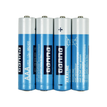 GAMMA Batterij Alkaline AAA 4 stuks
