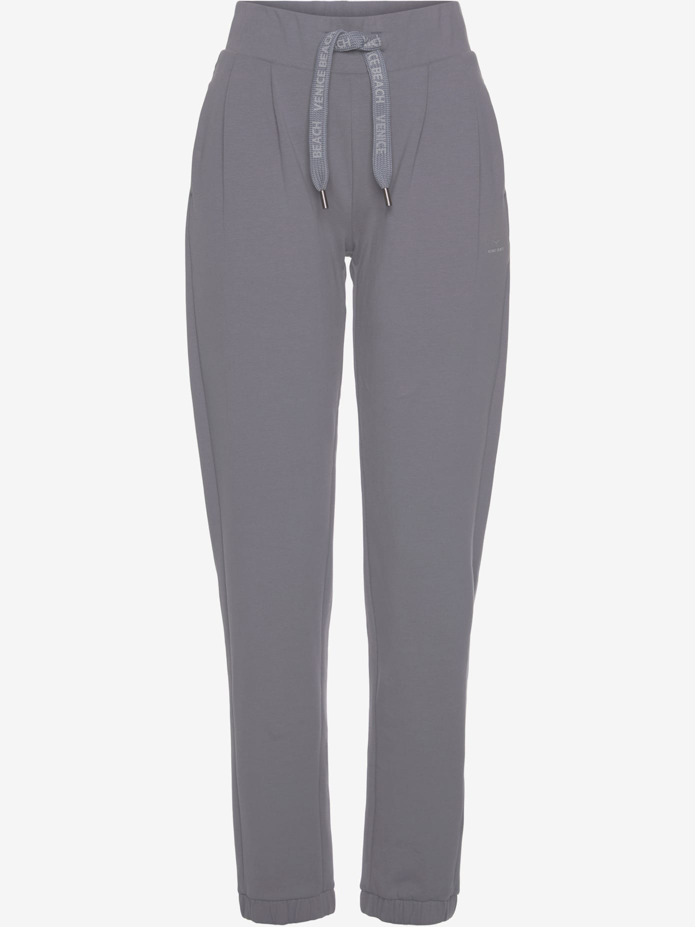 Pantalon molletonné large bord-côte extensible