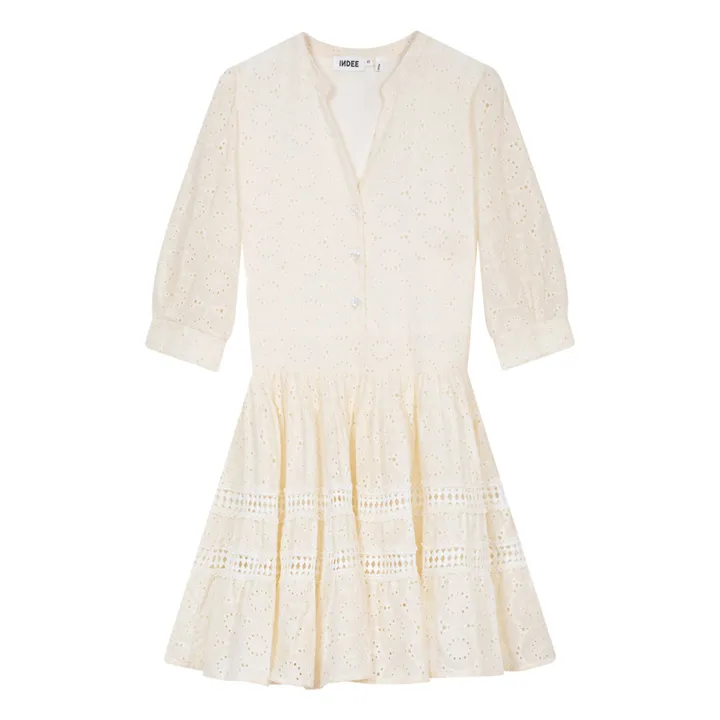 Indee Robe Planet Broderie Anglaise  | Ecru