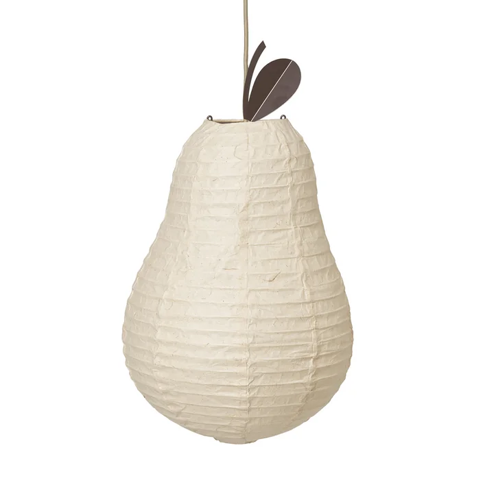 Ferm Living - Pear Lampenschirm, Ø 37 cm, natur