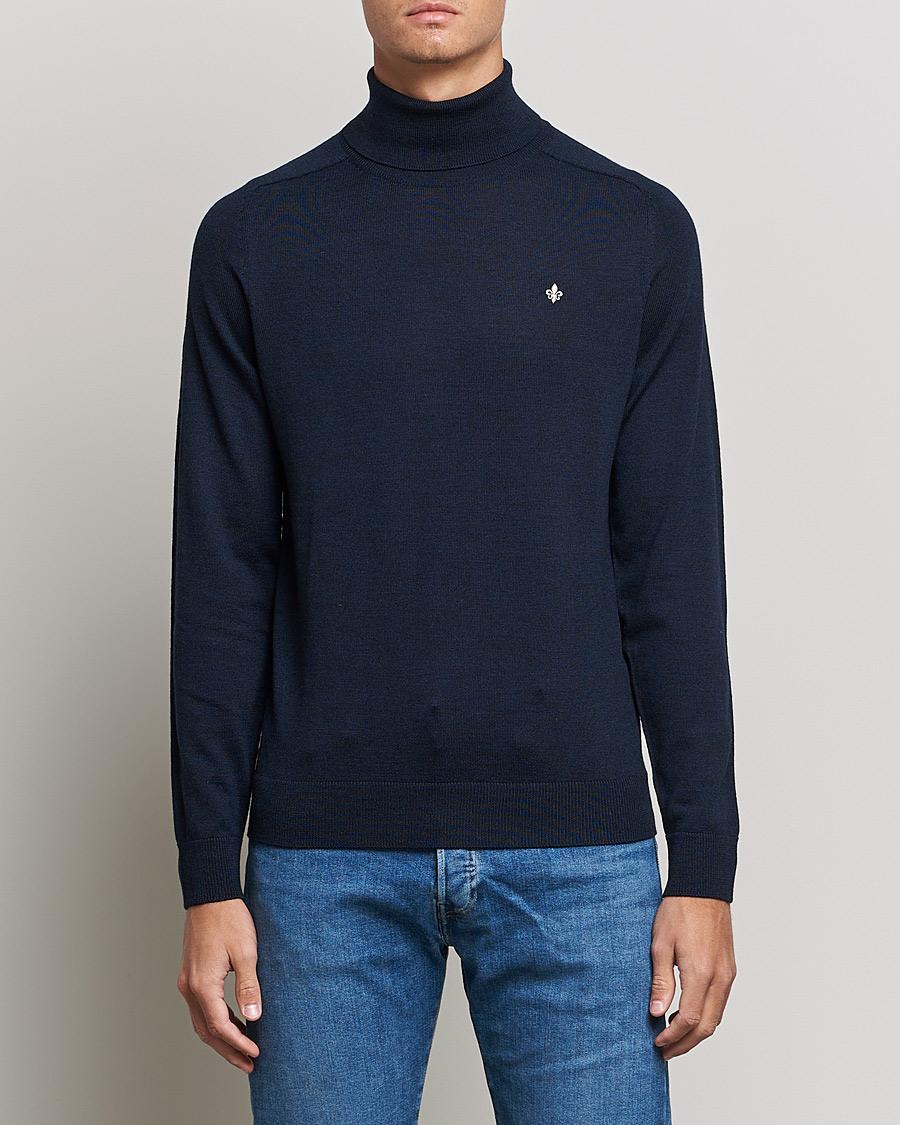 Morris Merino Rollneck Navy