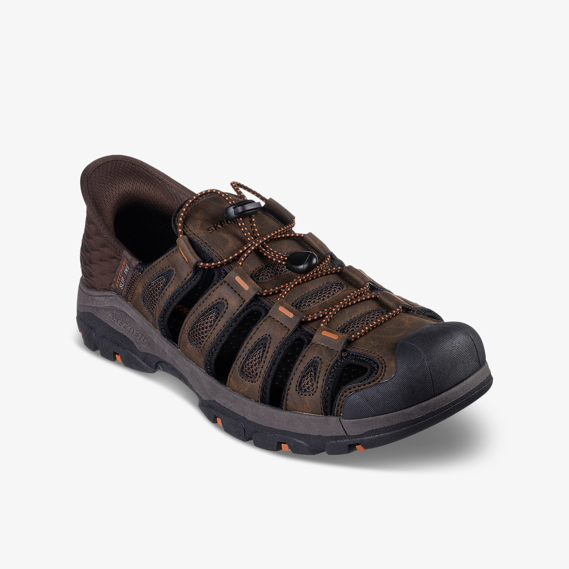 SKECHERS TRESMEN Herren Trekkingsandalen braun