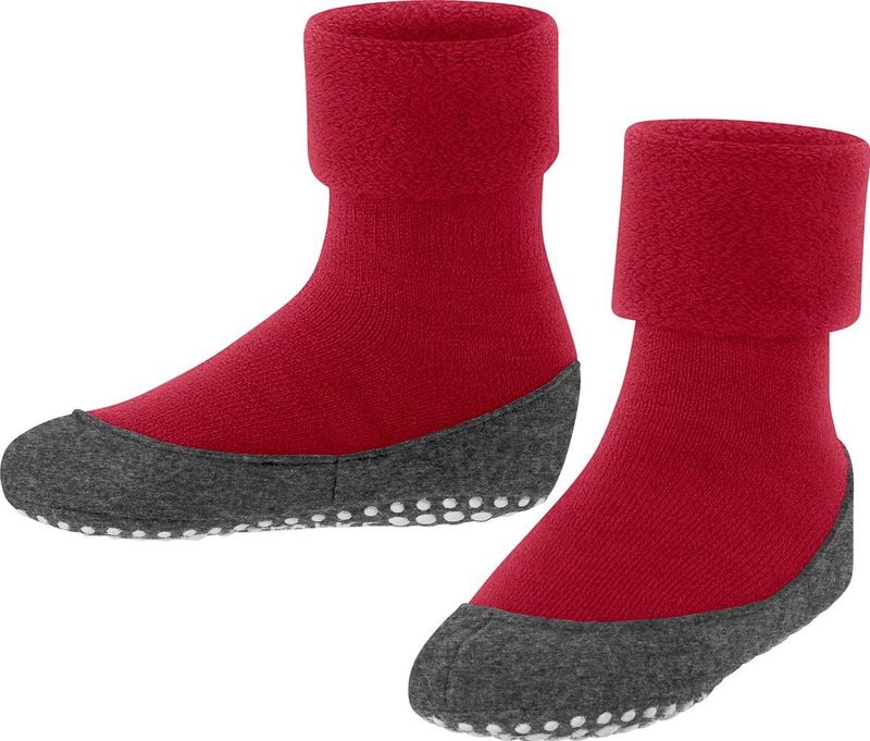 FALKE Cosyshoe Minis Pantoffels - Pink - Merinowol - Antislip Noppen